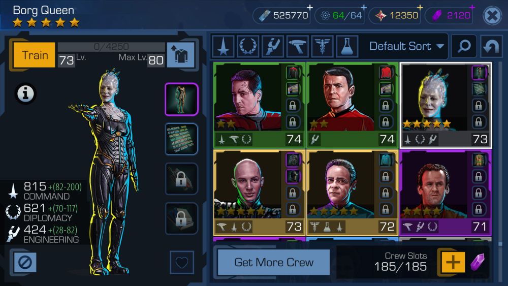 Star Trek Timelines Crew