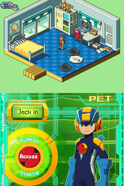 Mega Man Battle Network 5 DS Screenshot
