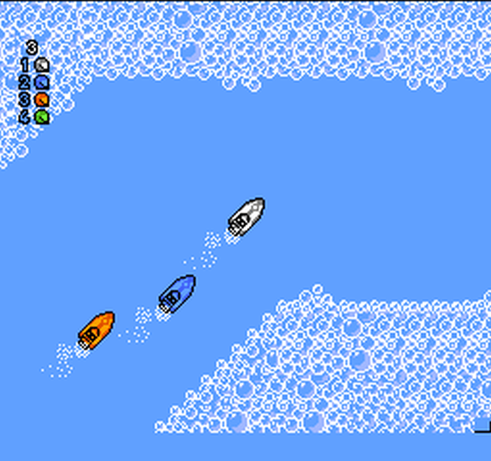 Micro Machines NES Screenshot