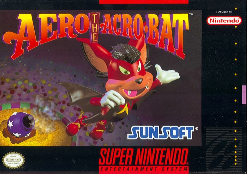Aero the Acro-Bat Cover SNES