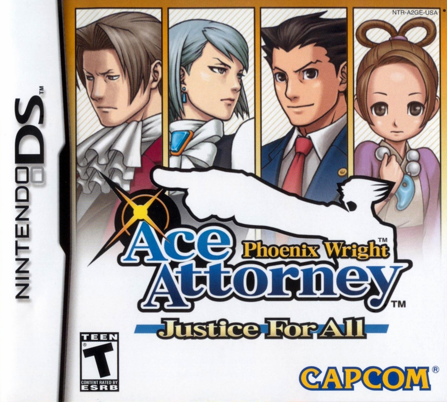 Ace Attorney - Justice for All Cover