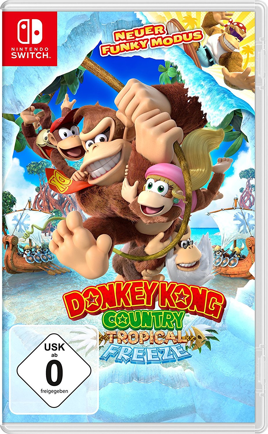 Donkey Kong Country - Tropical Freeze Nintendo Switch Cover
