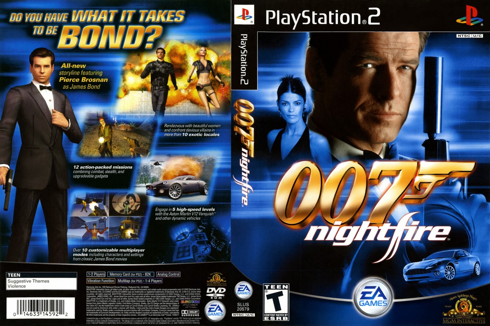 James Bond - 007 - Nightfire Cover