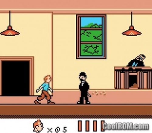 Tim im Sonnentempel GBC Screenshot