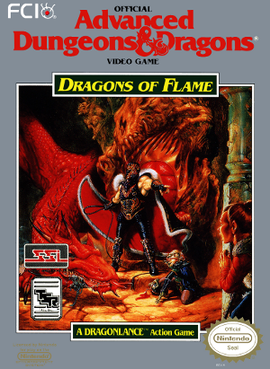 Dungeons and Dragons - Dragons of Flame Coverart