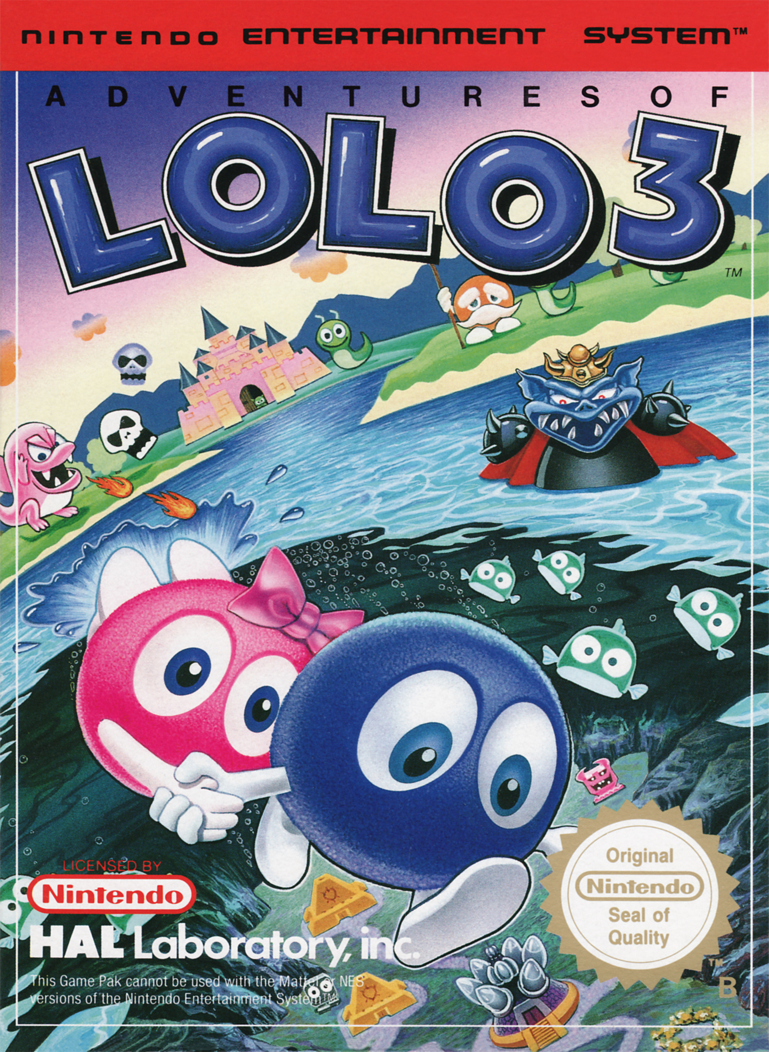 Adventures of Lolo 3 Cover