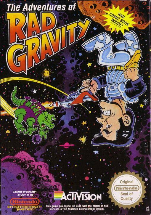 The Adventure of Rad Gravity NES Cover
