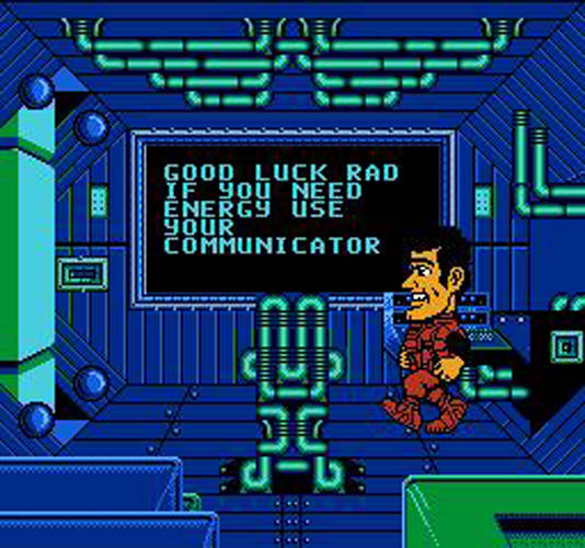The Adventure of Rad Gravity NES Screenshot