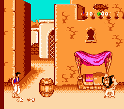 Aladdin NES Screenshot