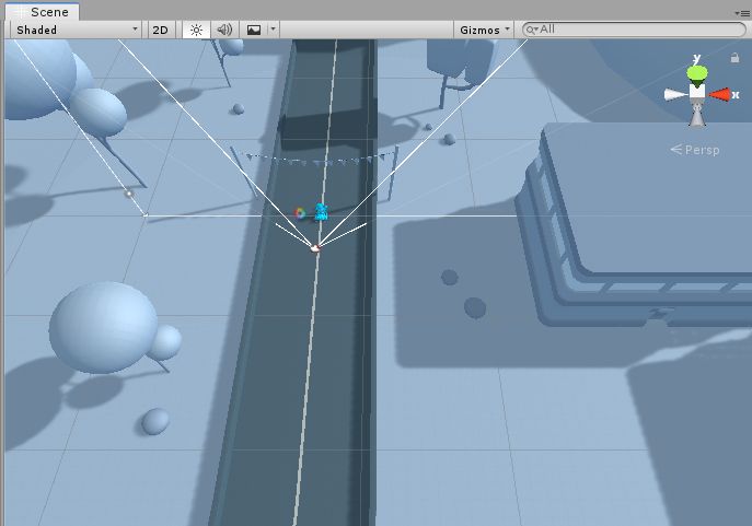 Unity Szenenbild Erste Erfahrungen in Unity:
