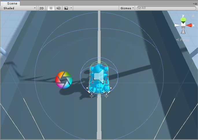 Unity zentriertes Objekt Erste Erfahrungen in Unity: