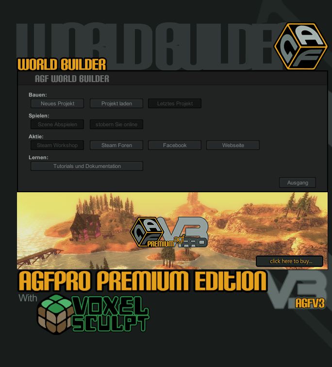 World Builder Neues Projekt