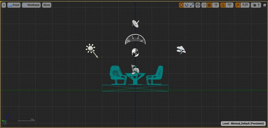 Orthografische Darstellung Front
