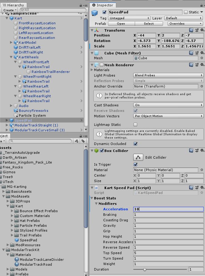 Speedpad Einstellungen