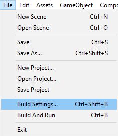 Unity fertiges Spiel speichern