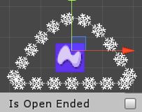 Sprite Shape Enden verbunden