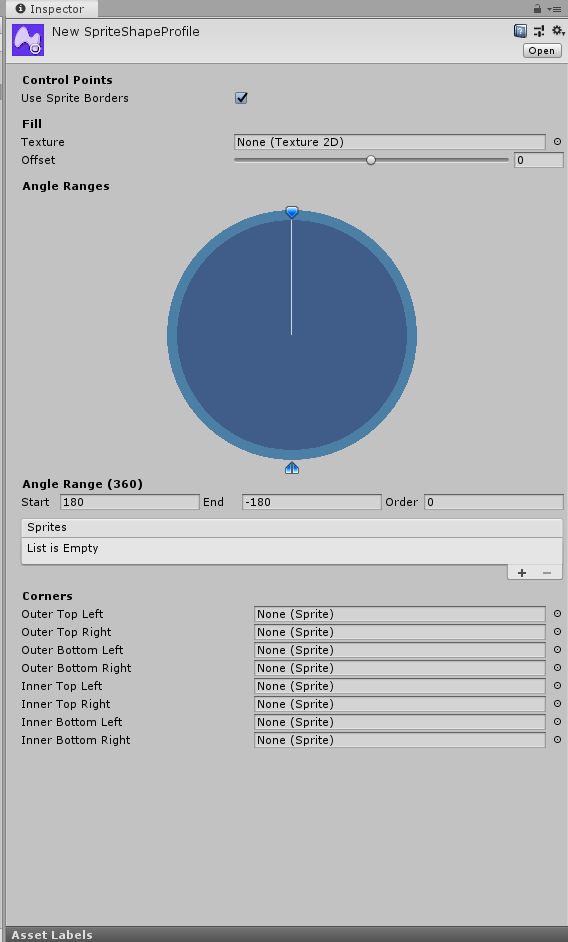 Sprite Shape Profile