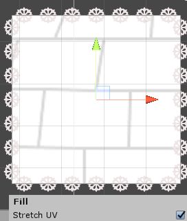 Sprite Shape mit Stretch UV