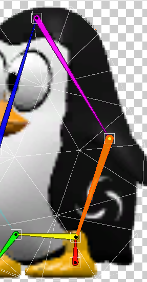 Verbindung des Knochens