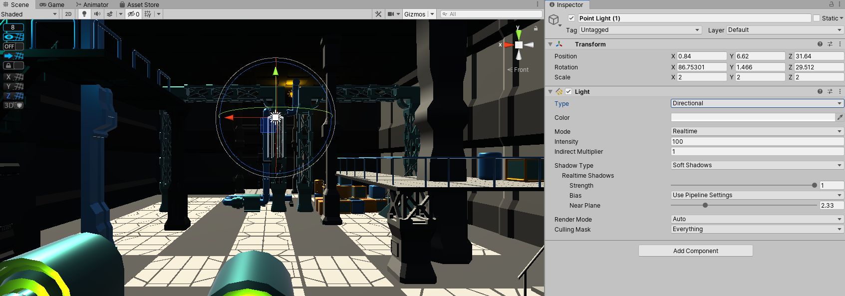 Grundlegendes zu Lichtformen in HDRP