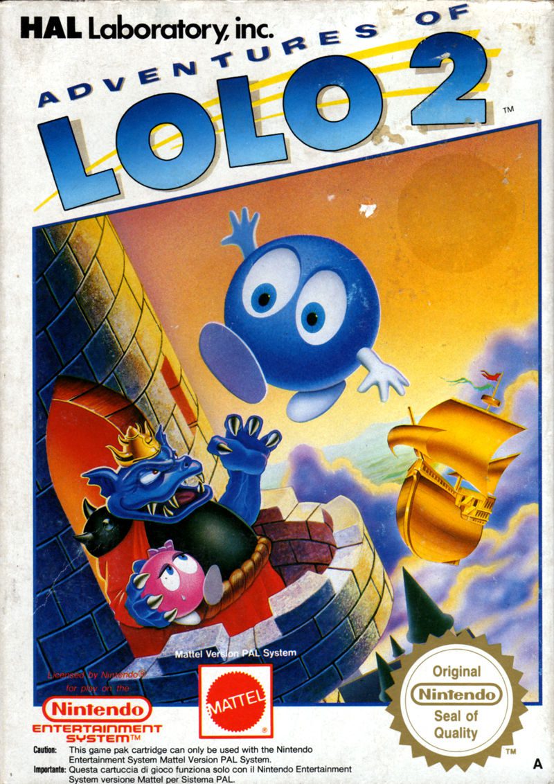 Adventures of Lolo 2 Cover