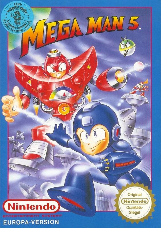 Mega Man 5 Cover