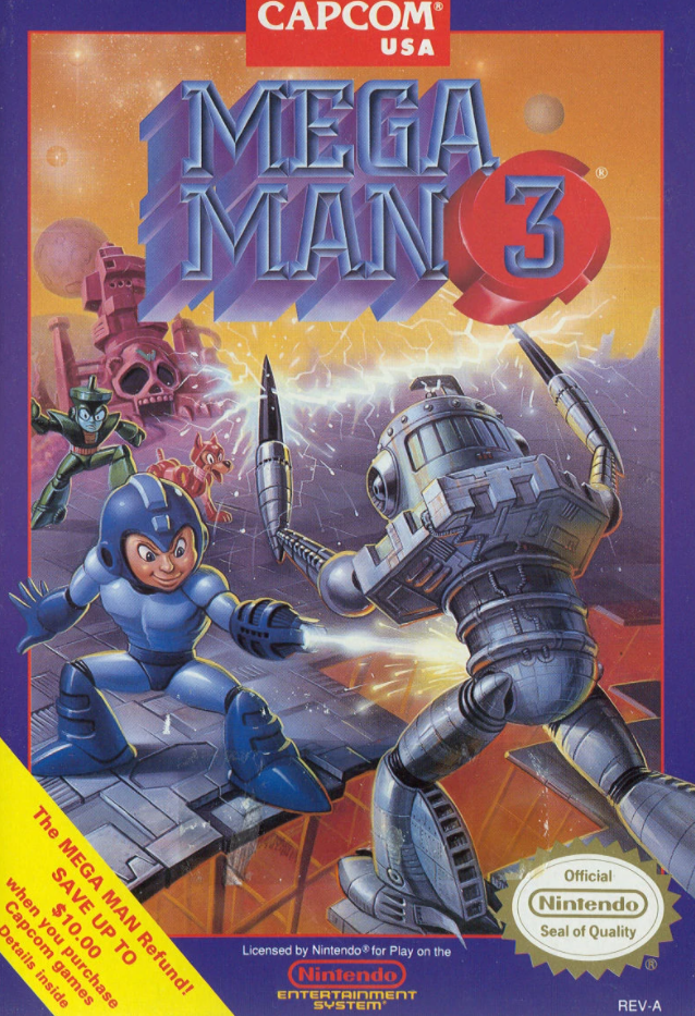 Mega Man 3 Cover