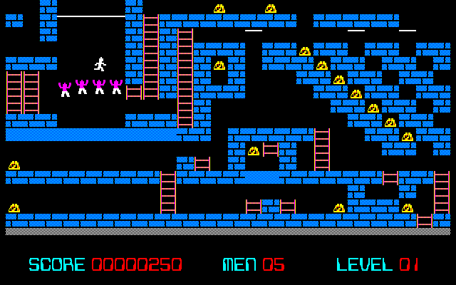 Championship Lode Runner Screenshot